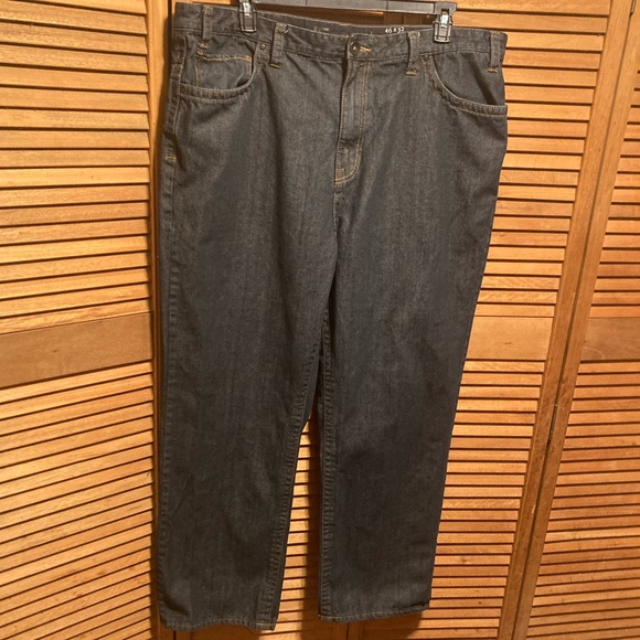 JF J. Ferrar Relaxed Fit Straight Leg Blue Jeans - Picture 1 of 12